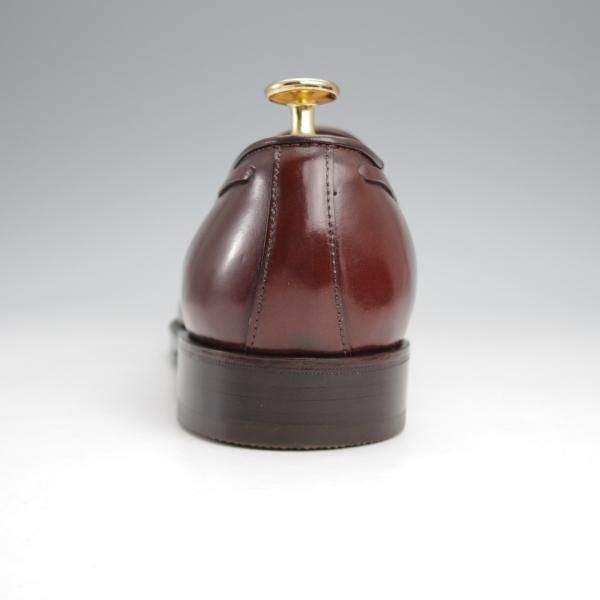 極美品★(台東区)ジョーワークス SIZE 6【注文価格￥184,800〜★コードバン仕様/タッセルローファー】赤茶/メンズ/JOE WORKS★j826