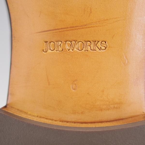 極美品★(台東区)ジョーワークス SIZE 6【注文価格￥184,800〜★コードバン仕様/タッセルローファー】赤茶/メンズ/JOE WORKS★j826