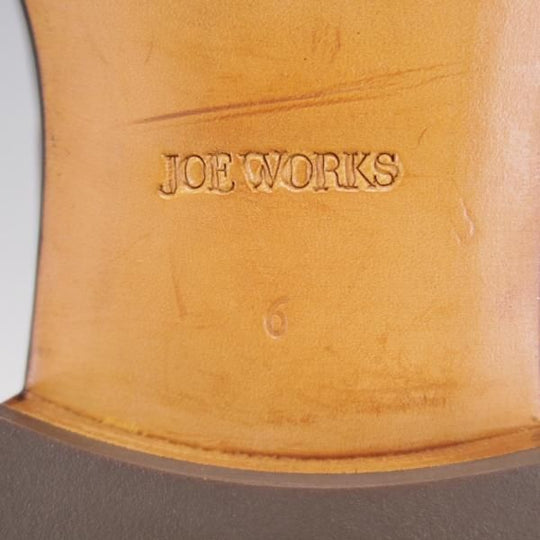 極美品★(台東区)ジョーワークス SIZE 6【注文価格￥184,800〜★コードバン仕様/タッセルローファー】赤茶/メンズ/JOE WORKS★j826