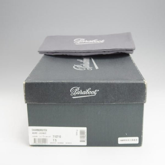極上★パラブーツ SIZE 7.5【定価￥79,200-★シャンボード/CHAMBORD】リスレザー/TEXソール/Uチップ/NUIT/紺/メンズ/Paraboot★j774