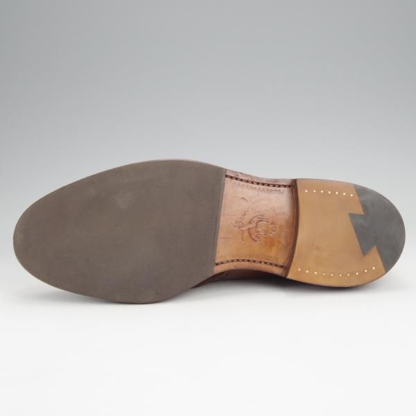 極上★クロケット&ジョーンズ UK7/US7.5D【貴重★茶/コードバン仕様/ブラックフリース別注】ブルックスブラザーズ/Crockett&Jones★j829