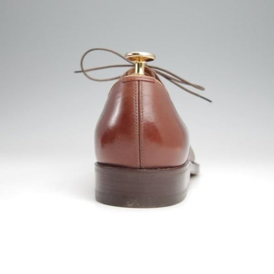 未使用★(伊)タニノクリスチー SIZE 6【デッドストック品★ストレートチップ/茶】カーフ/メンズ/TANINO CRISCI★j830