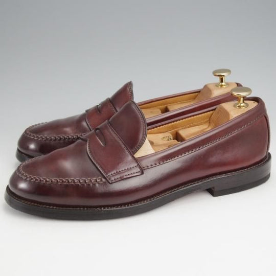 ★オールデン 7.5E【現行定価17万円程度★コードバン仕様/9916】ヴァンラスト/バンラスト/コインローファー/赤茶/#8/メンズ/ALDEN★j831