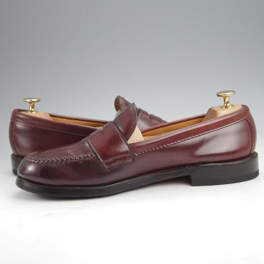 ★オールデン 7.5E【現行定価17万円程度★コードバン仕様/9916】ヴァンラスト/バンラスト/コインローファー/赤茶/#8/メンズ/ALDEN★j831