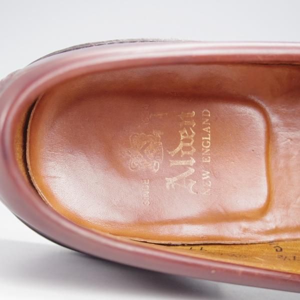 ★オールデン 7.5E【現行定価17万円程度★コードバン仕様/9916】ヴァンラスト/バンラスト/コインローファー/赤茶/#8/メンズ/ALDEN★j831