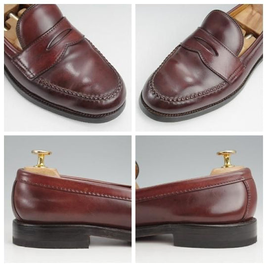 ★オールデン 7.5E【現行定価17万円程度★コードバン仕様/9916】ヴァンラスト/バンラスト/コインローファー/赤茶/#8/メンズ/ALDEN★j831