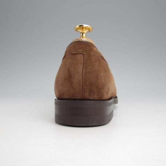 未使用★(英)BARKER/バーカー 7D【現行定価5.5万円程度★ダイナイトソール仕様/タッセルローファー】4478DW/スエード/茶/メンズ★j837