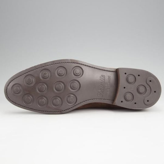 未使用★(英)BARKER/バーカー 7D【現行定価5.5万円程度★ダイナイトソール仕様/タッセルローファー】4478DW/スエード/茶/メンズ★j837