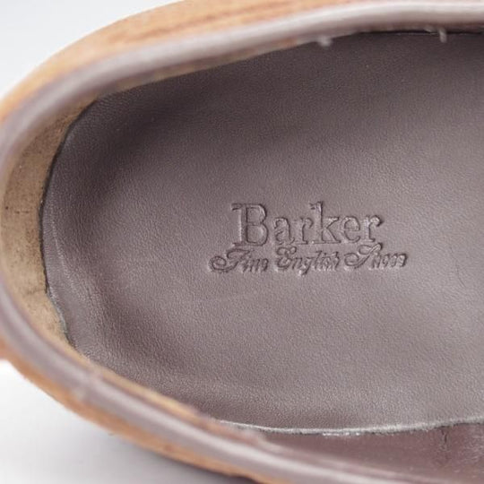 未使用★(英)BARKER/バーカー 7D【現行定価5.5万円程度★ダイナイトソール仕様/タッセルローファー】4478DW/スエード/茶/メンズ★j837