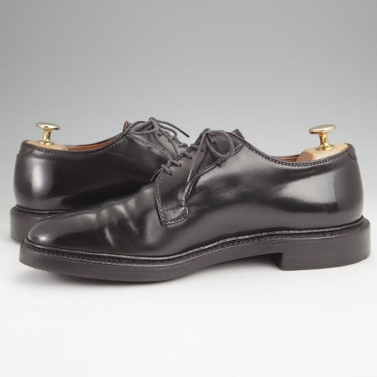 美品★オールデン 6.5D【定価￥184,800-★コードバン仕様/9901】バリーラスト/プレーントゥ/黒/メンズ/ALDEN★j840