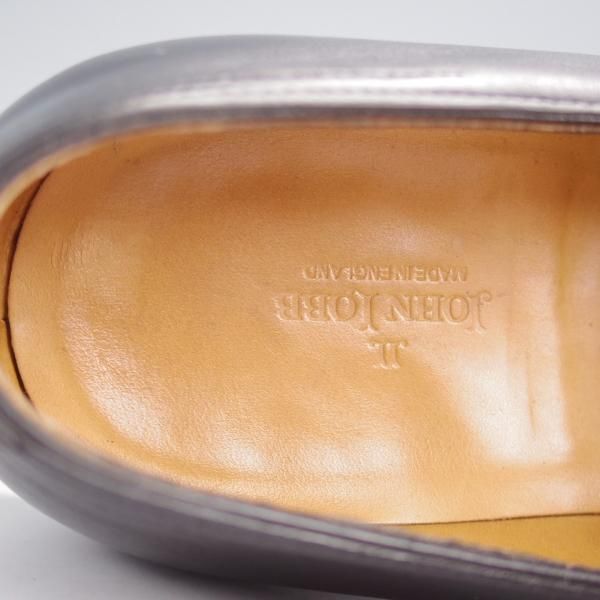 極上★ジョンロブ 5.5E【現行定価￥239,800-★ロペス/LOPEZ】4395ラスト/コインローファー/カーフ/黒/メンズ/JOHN LOBB★j841