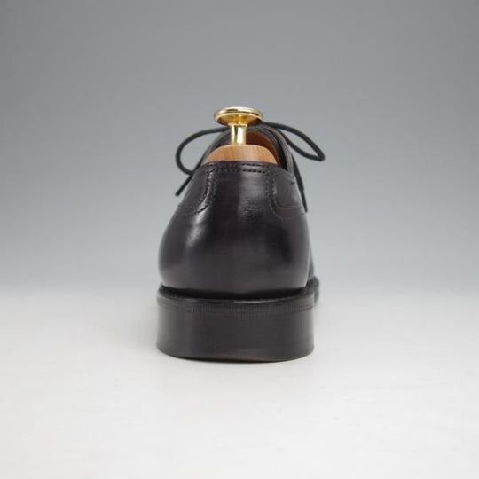 美品★ジョンロブ 5.5E【定価￥266,200-★HARLYN/スキンステッチ/8695ラスト】ミュージアムカーフ/Uチップ/黒/メンズ/JOHN LOBB★j842