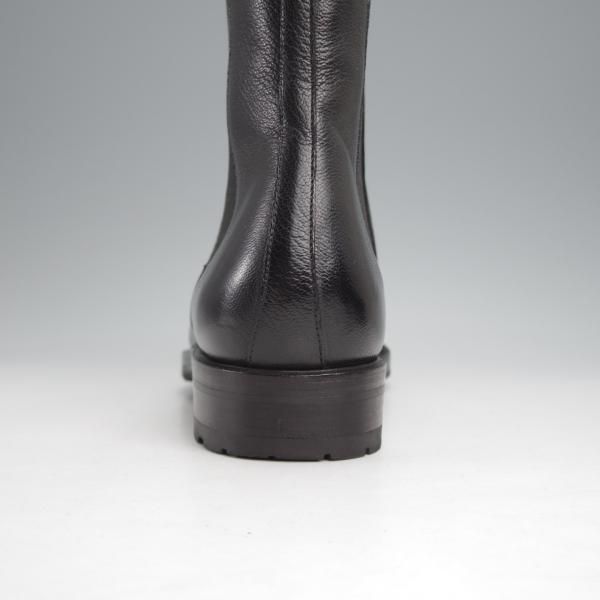 美品★(伊)F.LLIジャコメッティ SIZE 40【定価￥116,640-★ゴートレザー(山羊革)/サイドゴアブーツ】FG373/黒/Giacometti★j843