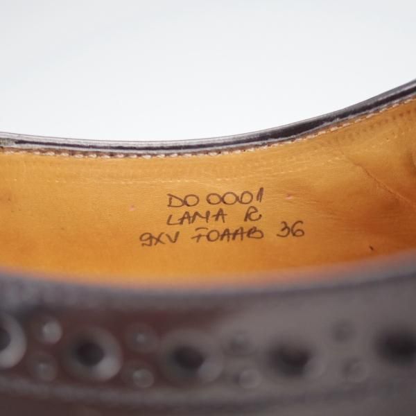 極美品★チャーチ(レディース) SIZE 36【定価￥181,500-★LANA R/ダブルモンク】ポリッシュドバインダーカーフ/黒/Church's★j844