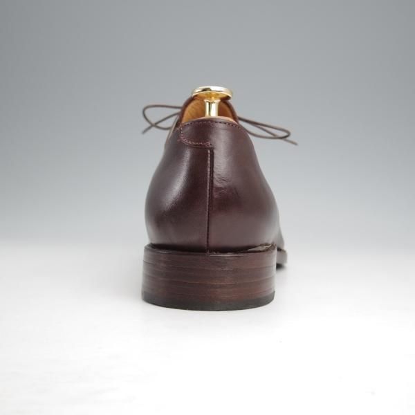 極美品★パラブーツ SIZE 9.5【貴重★ドレス仕様のホールカット/濃茶】カーフ/メンズ/Paraboot★j848