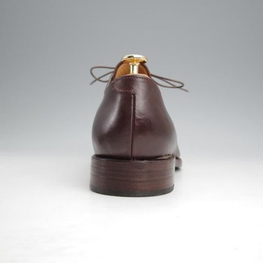 極美品★パラブーツ SIZE 9.5【貴重★ドレス仕様のホールカット/濃茶】カーフ/メンズ/Paraboot★j848