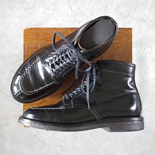極上★オールデン 6.5D【定価￥227,700-★コードバン仕様/タンカーブーツ】4545H/ミリタリーラスト/黒/メンズ/ALDEN★j849