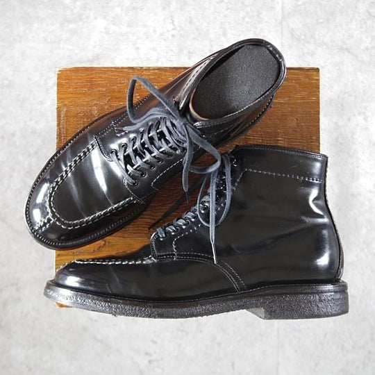 極上★オールデン 6.5D【定価￥227,700-★コードバン仕様/タンカーブーツ】4545H/ミリタリーラスト/黒/メンズ/ALDEN★j849