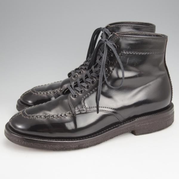 極上★オールデン 6.5D【定価￥227,700-★コードバン仕様/タンカーブーツ】4545H/ミリタリーラスト/黒/メンズ/ALDEN★j849