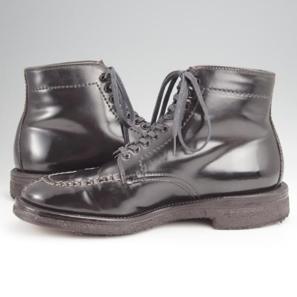 極上★オールデン 6.5D【定価￥227,700-★コードバン仕様/タンカーブーツ】4545H/ミリタリーラスト/黒/メンズ/ALDEN★j849