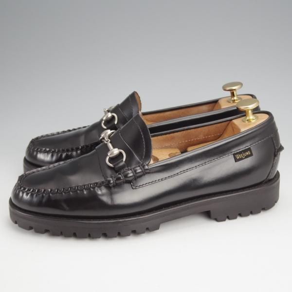 黒 レザー ローファーG.H. BASS US6,5 EUR37,5 脱定番 G.H.BASSが魅せるメンズローファーのNEWスタイル 2024AW