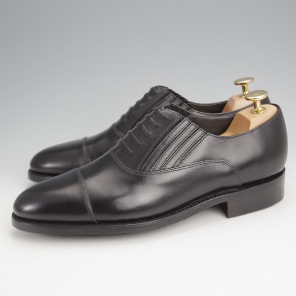 未使用★(英)BARKER/バーカー 6D【現行定価5.5万円程度★ダイナイトソール/4534DW】レイジーマン/サイドエラステック/カーフ/黒★j851