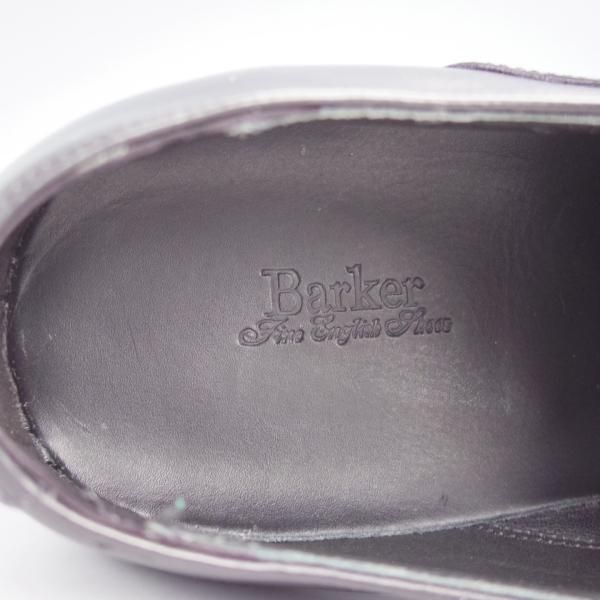 未使用★(英)BARKER/バーカー 6D【現行定価5.5万円程度★ダイナイトソール/4534DW】レイジーマン/サイドエラステック/カーフ/黒★j851