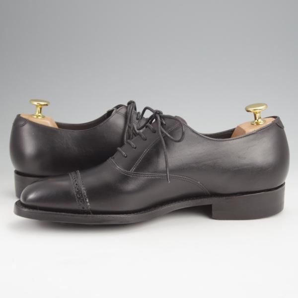 ★BARKER/バーカー 5.5F【現行定価5.5万円程度★ダイナイトソール仕様/パンチドキャップトゥ】4302FW/カーフ/黒/メンズ★j852