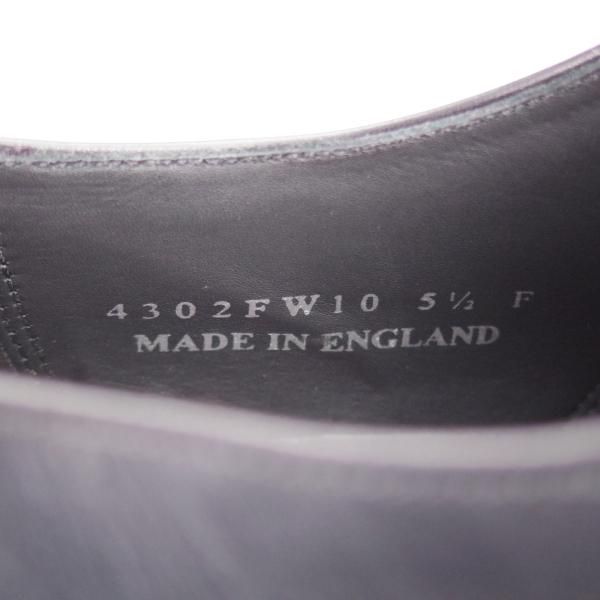 ★BARKER/バーカー 5.5F【現行定価5.5万円程度★ダイナイトソール仕様/パンチドキャップトゥ】4302FW/カーフ/黒/メンズ★j852