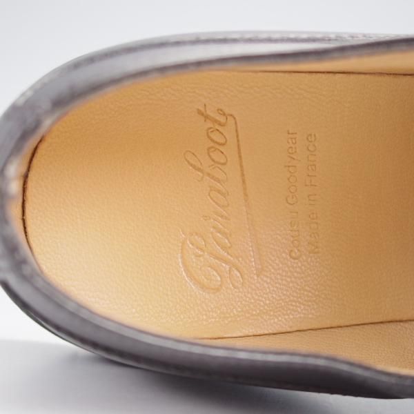 未使用★パラブーツ(レディース) SIZE 4.5【定価￥77,000-★CHAMBORD/シャンボード】Uチップ/カーフ/NOIR/黒/Paraboot★j853