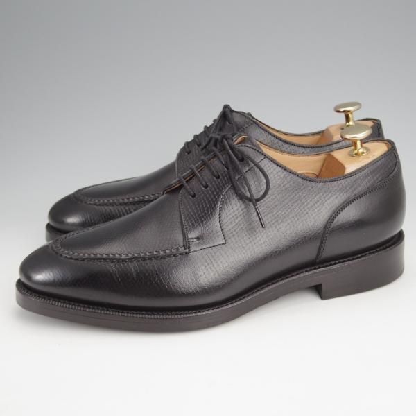 極美品★RAYMAR/レイマー SIZE 7【定価￥41,500-★EG/ドーバー似寄モデル/(米)ホーウィン社のハッチグレイン】スキンステッチ/黒★j854