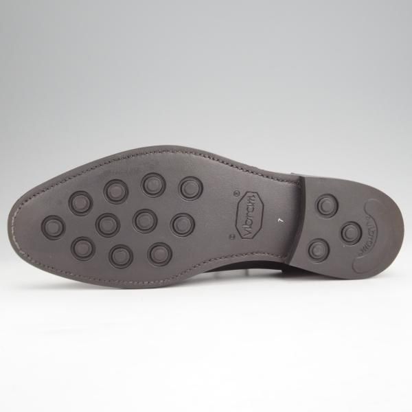 極美品★RAYMAR/レイマー SIZE 7【定価￥41,500-★EG/ドーバー似寄モデル/(米)ホーウィン社のハッチグレイン】スキンステッチ/黒★j854