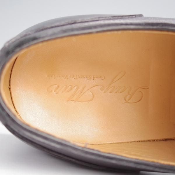 極美品★RAYMAR/レイマー SIZE 7【定価￥41,500-★EG/ドーバー似寄モデル/(米)ホーウィン社のハッチグレイン】スキンステッチ/黒★j854