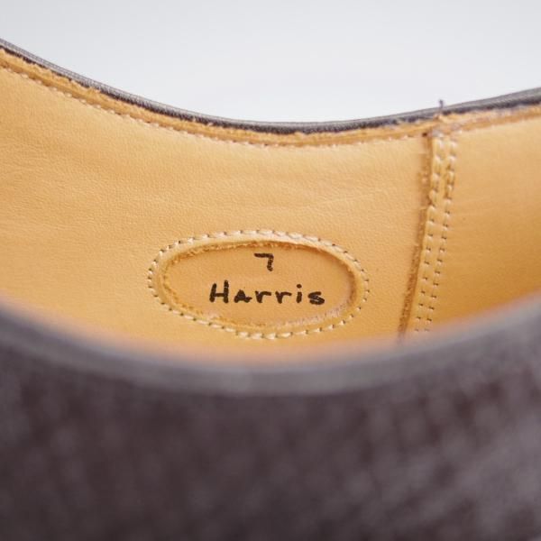 極美品★RAYMAR/レイマー SIZE 7【定価￥41,500-★EG/ドーバー似寄モデル/(米)ホーウィン社のハッチグレイン】スキンステッチ/黒★j854