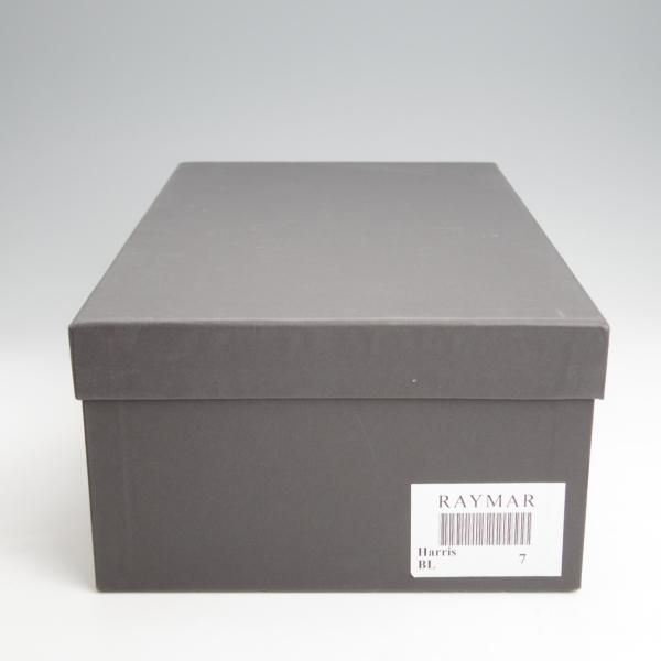 極美品★RAYMAR/レイマー SIZE 7【定価￥41,500-★EG/ドーバー似寄モデル/(米)ホーウィン社のハッチグレイン】スキンステッチ/黒★j854