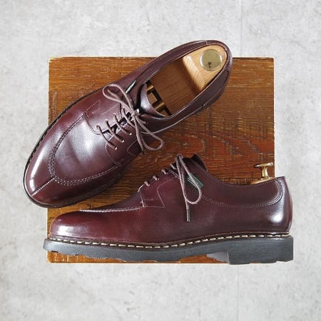 極美品★パラブーツ SIZE 6【定価￥79,200-★アヴィニョン/AVIGNON】グリフソール/リスレザー/Uチップ/CAFE/カフェ/Paraboot★j855