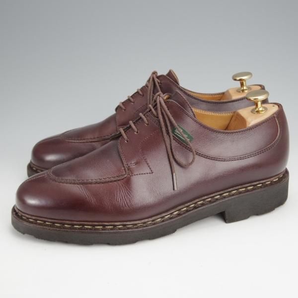 極美品★パラブーツ SIZE 6【定価￥79,200-★アヴィニョン/AVIGNON】グリフソール/リスレザー/Uチップ/CAFE/カフェ/Paraboot★j855