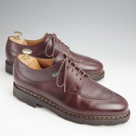 極美品★パラブーツ SIZE 6【定価￥79,200-★アヴィニョン/AVIGNON】グリフソール/リスレザー/Uチップ/CAFE/カフェ/Paraboot★j855