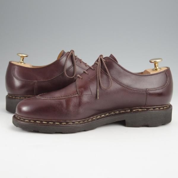 極美品★パラブーツ SIZE 6【定価￥79,200-★アヴィニョン/AVIGNON】グリフソール/リスレザー/Uチップ/CAFE/カフェ/Paraboot★j855