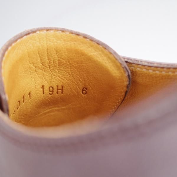 極美品★パラブーツ SIZE 6【定価￥79,200-★アヴィニョン/AVIGNON】グリフソール/リスレザー/Uチップ/CAFE/カフェ/Paraboot★j855
