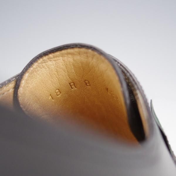 極美品★パラブーツ SIZE 8【定価￥79,200-★アヴィニョン/AVIGNON】グリフソール/リスレザー/Uチップ/NOIR/黒/Paraboot★j856