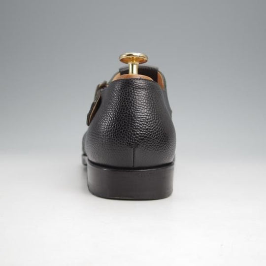 極上★(伊)F.LLIジャコメッティ SIZE 40【定価￥86,900-★グルカサンダル/FG166】グレインレザー/黒/メンズ/Giacometti★j857