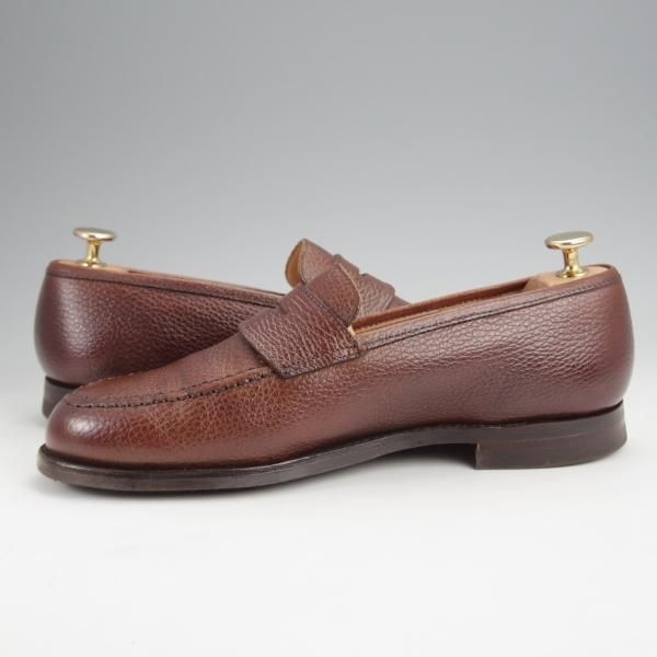 極上★クロケット&ジョーンズ 6E【定価￥83,600-★BOSTON/ボストン】CITYソール/314ラスト/コインローファー/濃茶/Crockett&Jones★j858