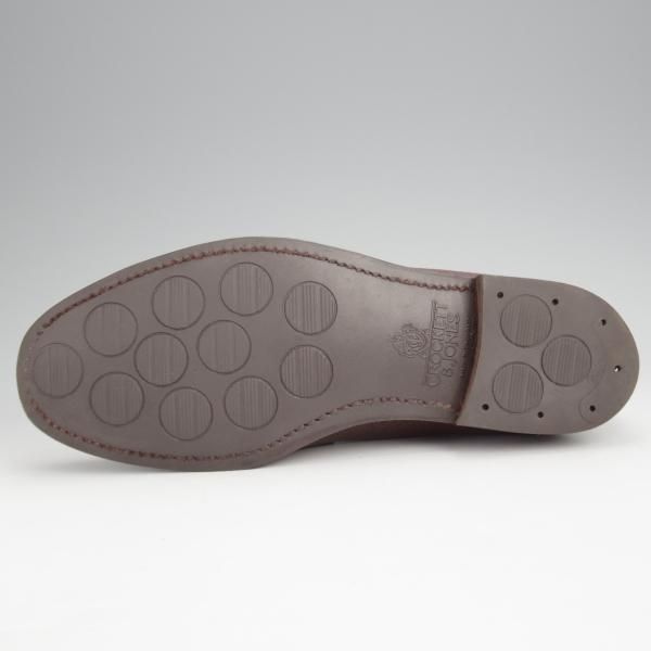 極上★クロケット&ジョーンズ 6E【定価￥83,600-★BOSTON/ボストン】CITYソール/314ラスト/コインローファー/濃茶/Crockett&Jones★j858