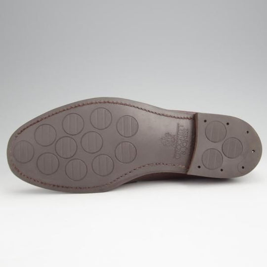 極上★クロケット&ジョーンズ 6E【定価￥83,600-★BOSTON/ボストン】CITYソール/314ラスト/コインローファー/濃茶/Crockett&Jones★j858