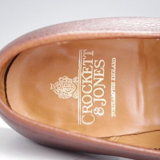 極上★クロケット&ジョーンズ 6E【定価￥83,600-★BOSTON/ボストン】CITYソール/314ラスト/コインローファー/濃茶/Crockett&Jones★j858