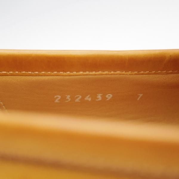 極上★(伊)GUCCI/グッチ SIZE 7【貴重★シェリーライン/ビットローファー】スリッポン/薄茶/メンズ★j859