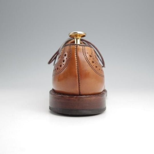 極美品★(米)アレンエドモンズ 7E【定価￥85,800-★Strand/ストランド】65ラスト/セミブローグ/カーフ/WALNUT/茶/ALLEN EDMONDS★j860