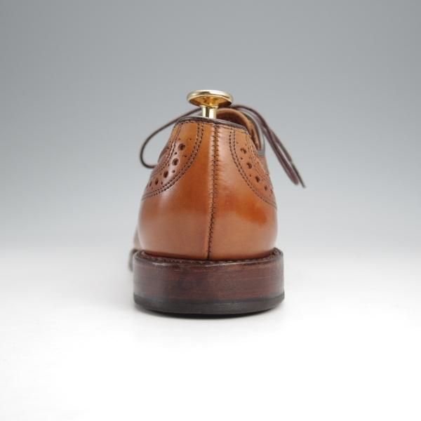 極美品★(米)アレンエドモンズ 7E【定価￥85,800-★Strand/ストランド】65ラスト/セミブローグ/カーフ/WALNUT/茶/ALLEN EDMONDS★j860