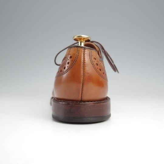 極美品★(米)アレンエドモンズ 7E【定価￥85,800-★Strand/ストランド】65ラスト/セミブローグ/カーフ/WALNUT/茶/ALLEN EDMONDS★j860